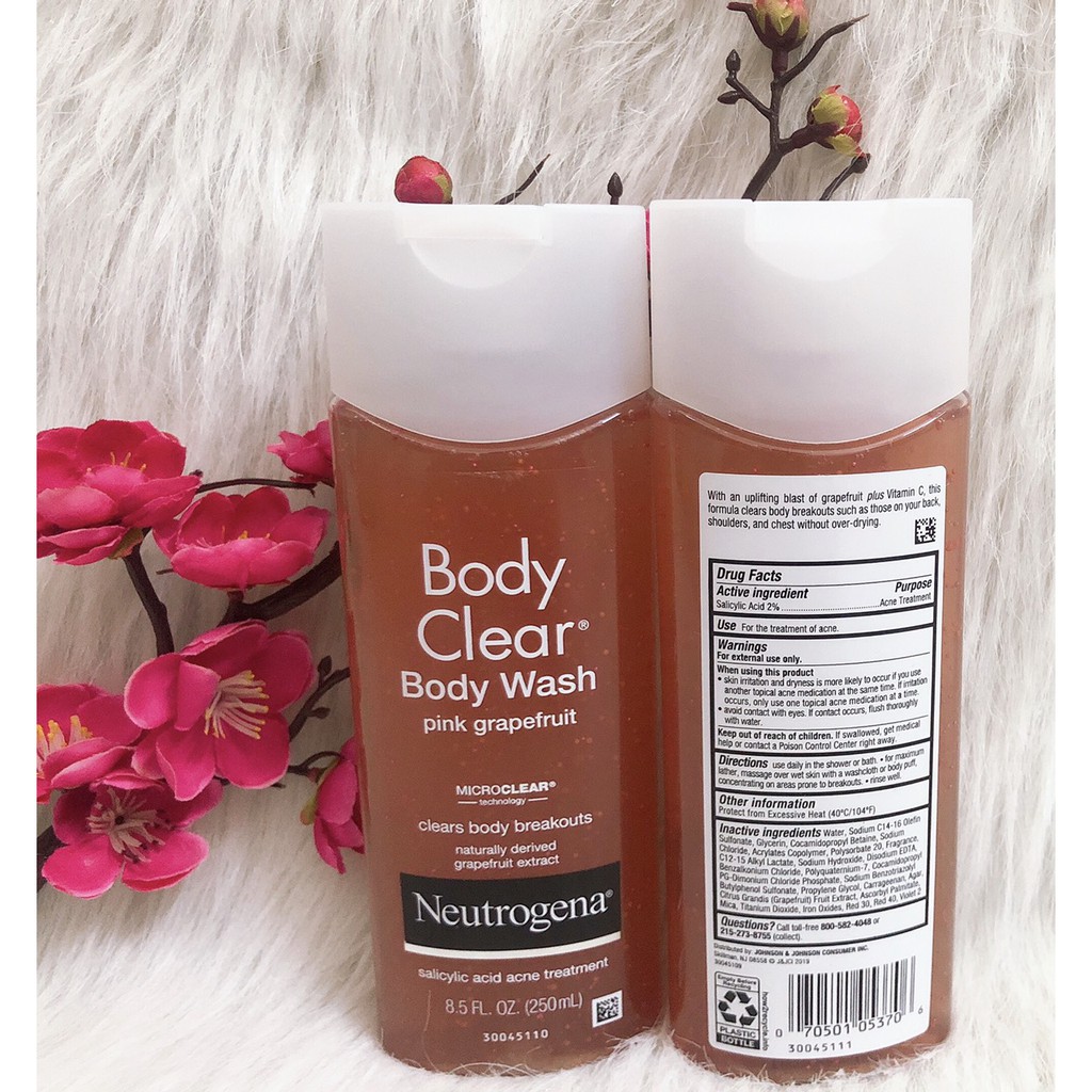 (có bill nhập) Sữa Tắm Mụn Neutrogena Body Clear Body Wash -250ML | BigBuy360 - bigbuy360.vn