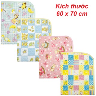 Chiếu chống thấm Đài Loan 60x70cm an toàn và chống thấm tuyệt đối cho bé sơ sinh CĐLVKF