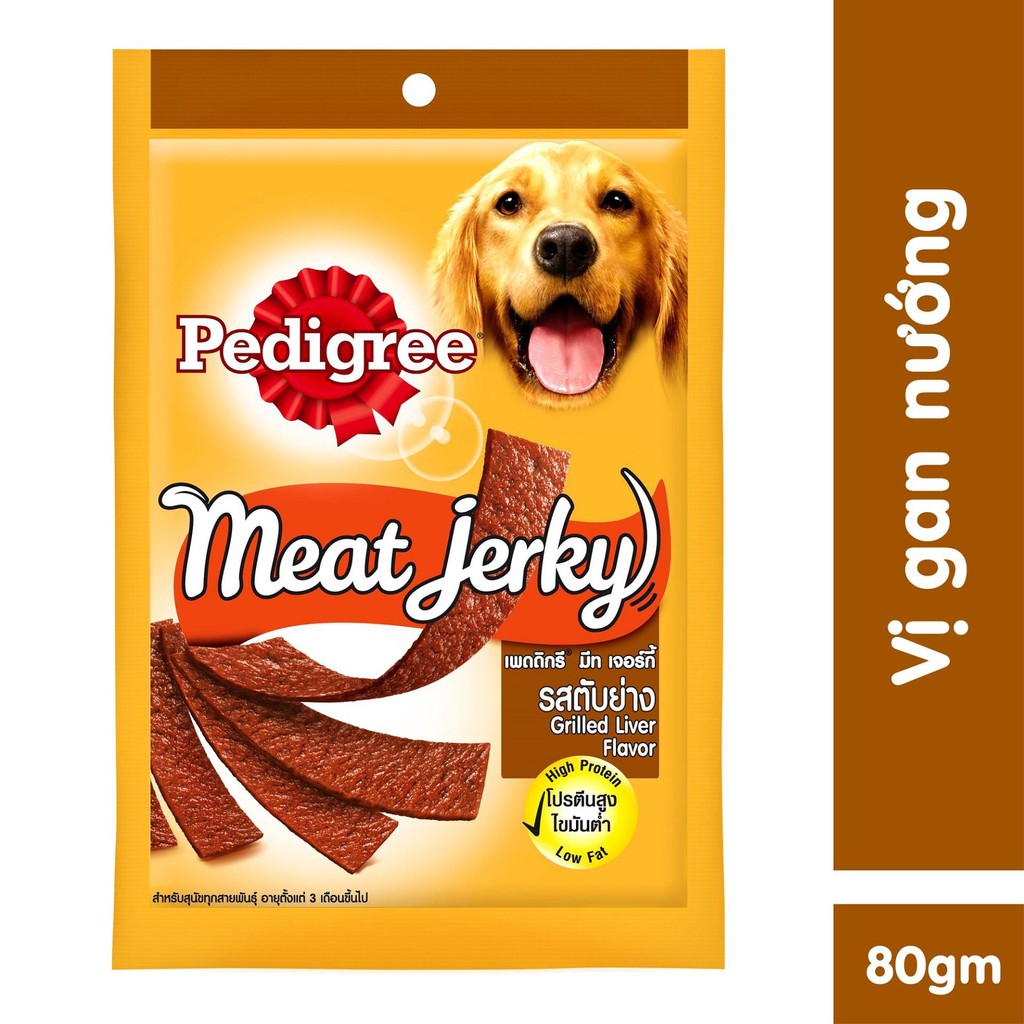 Đồ thưởng cho chó  Pedigree Meat Jerky các vị - THÁI LAN