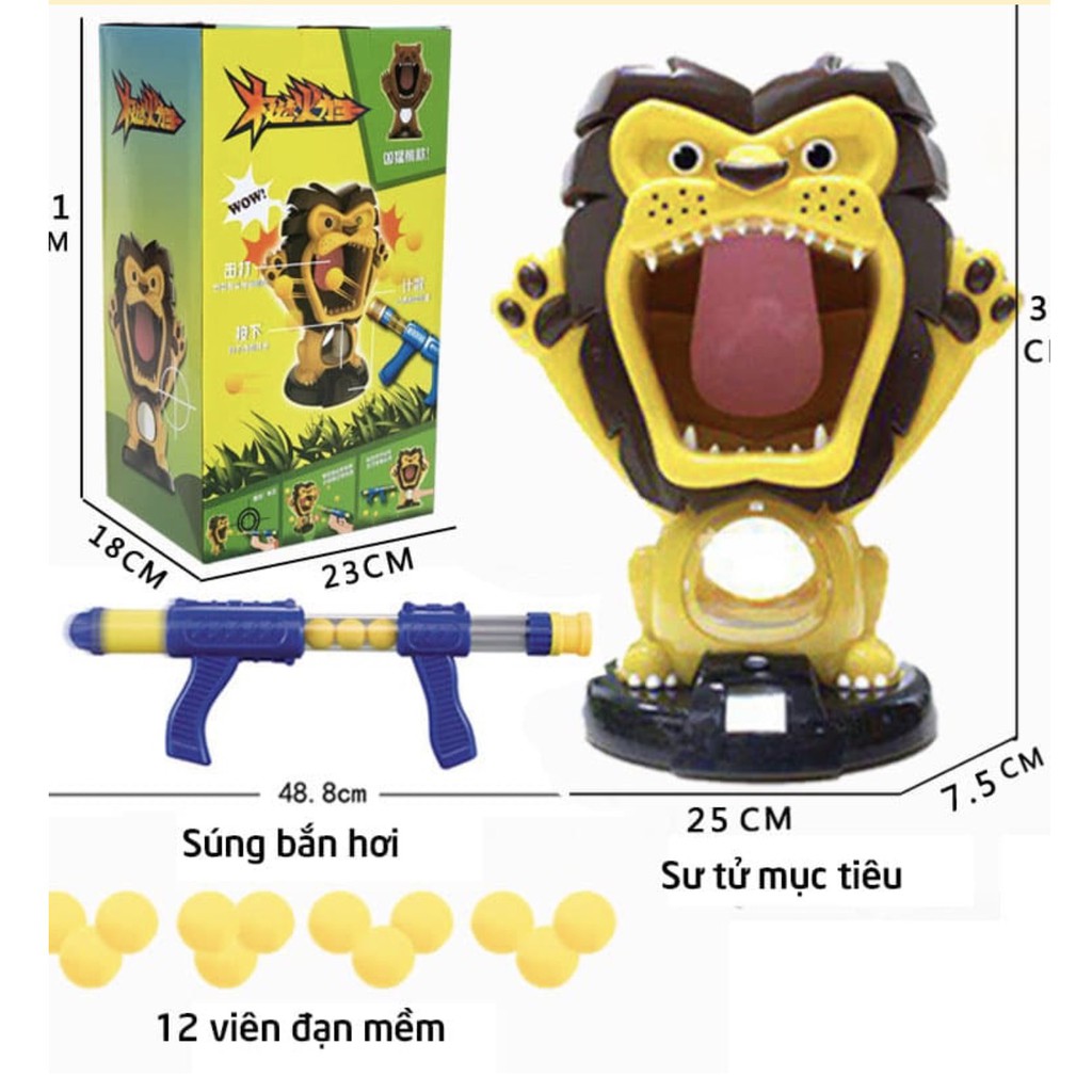 Đồ chơi vận động Shooting Game LION tính điểm - HanruiOffical