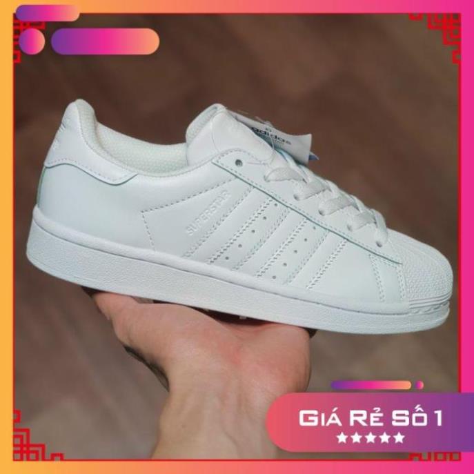 🏵️ Giày Sneaker Nam Nữ Adidas Superstar Cao Cấp 👟 FREE SHIP, BAO ĐỔI SIZE 👟 Giày Thể Thao Sò Tem Đen, Trắng, Bạc