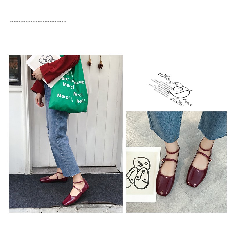 [Order] Mẫu giày Mary Jane đế bằng, phong cách thanh lich, nữ tính | BigBuy360 - bigbuy360.vn