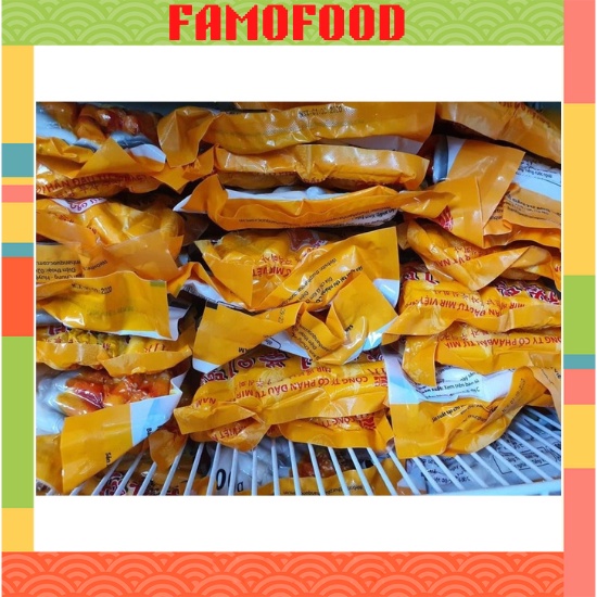 Bánh gạo Tokbokki Hàn Quốc kèm sốt gói vàng Famofood 500g