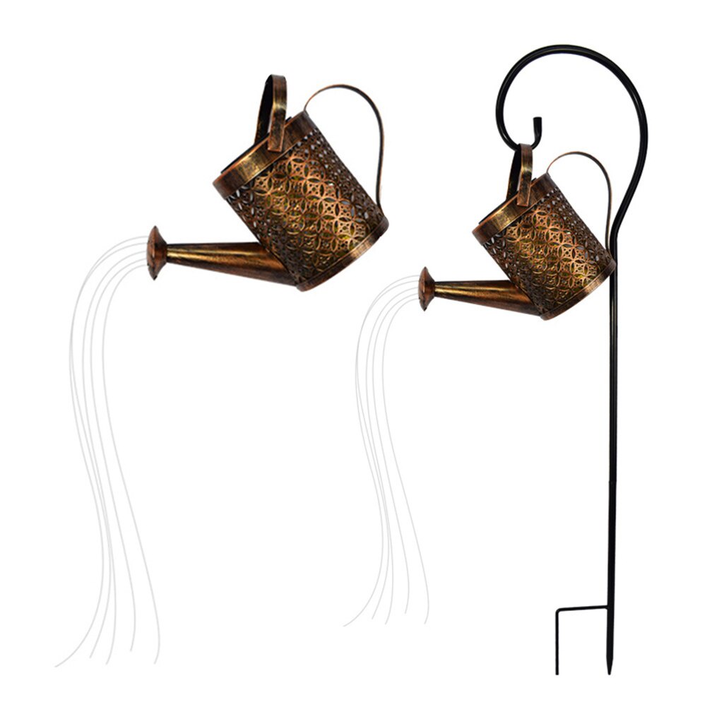 Bình Tưới Nước Có Đèn Trang Trí Sân Vườn