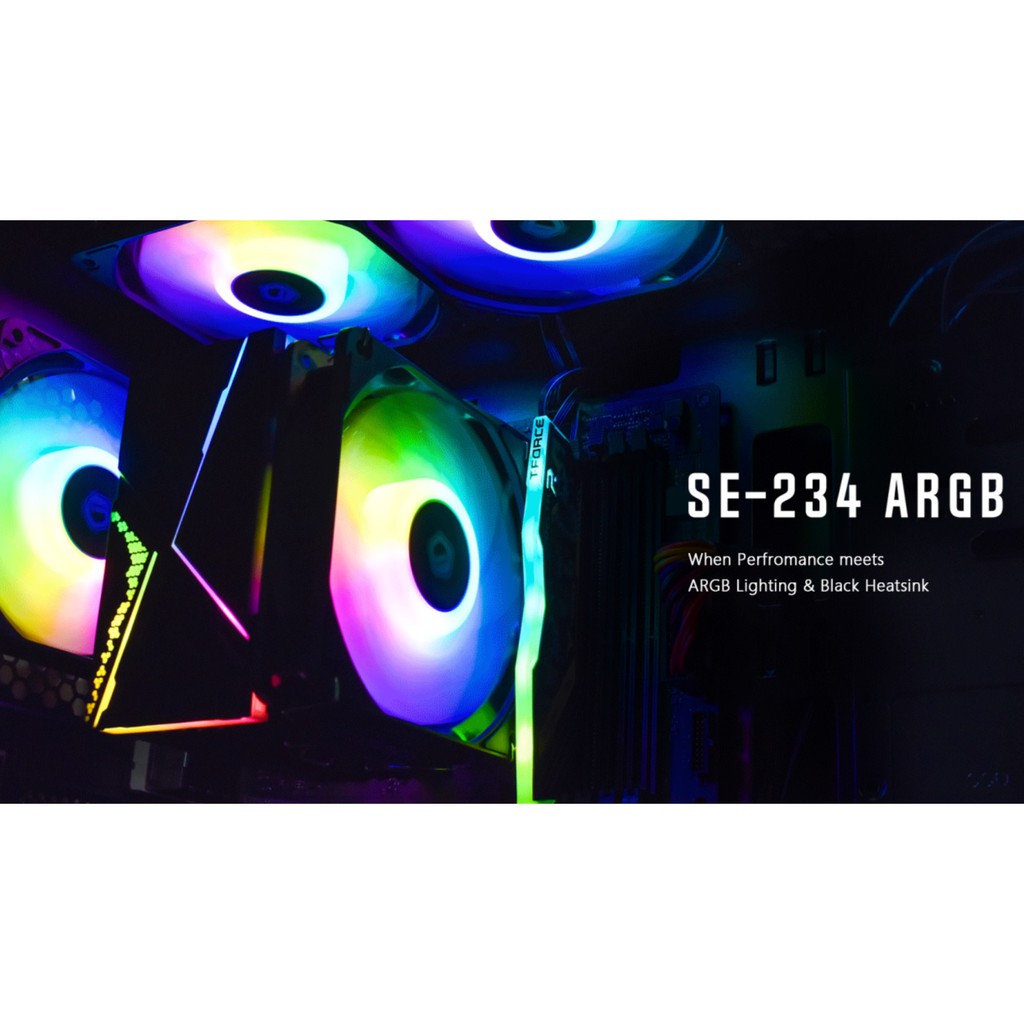 Tản nhiệt khí CPU ID-Cooling SE-234-ARGB Hàng chính hãng BH 24 Tháng