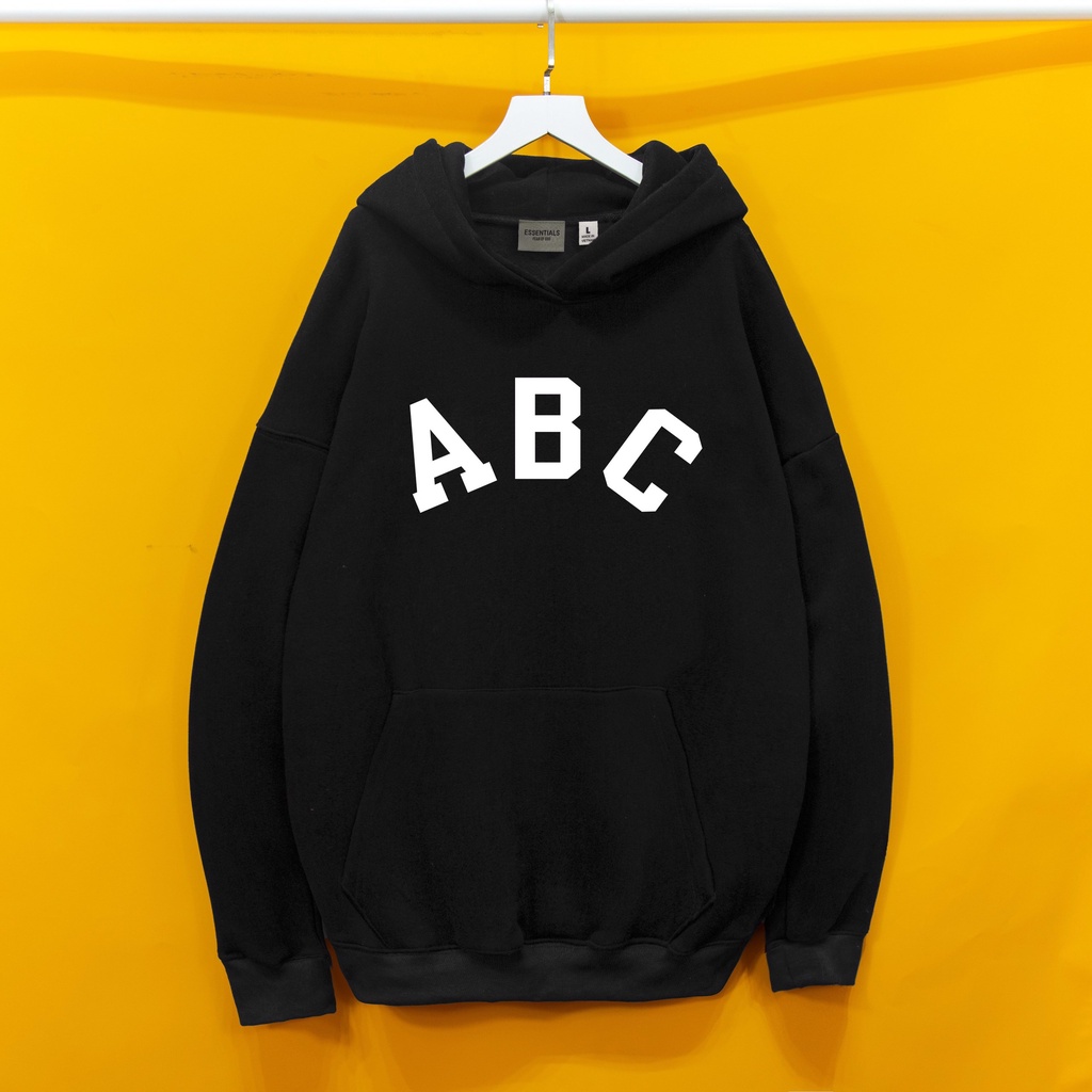 Áo nỉ hoodie FOG ABC DOGO.STORE, Áo nỉ hoodie unisex nam nữ form rộng oversize chất liệu Cotton
