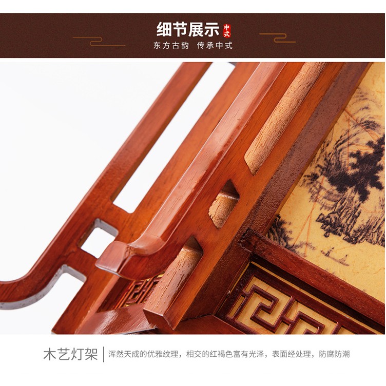 Đèn Lồng Gỗ Tự Nhiên Mã1687 Phù Hợp Trang Trí Không Gian Nhà Gỗ , Nhà Cổ, Phòng Thờ, Nhà Hàng, khách sạn...Kèm Bóng LED