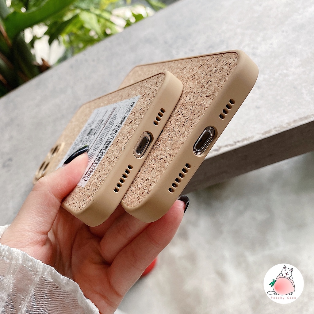 Ốp điện thoại TPU mềm họa tiết gỗ phong cách Nhật Bản thích hợp cho iPhone 11 12 Pro Max Xr Xs Max 7 8Plus
