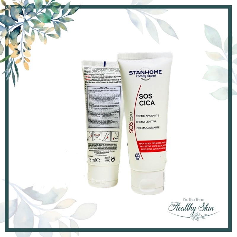 KEM DƯỠNG ẨM DÀNH CHO DA NHẠY CẢM STANHOME SOS CICA