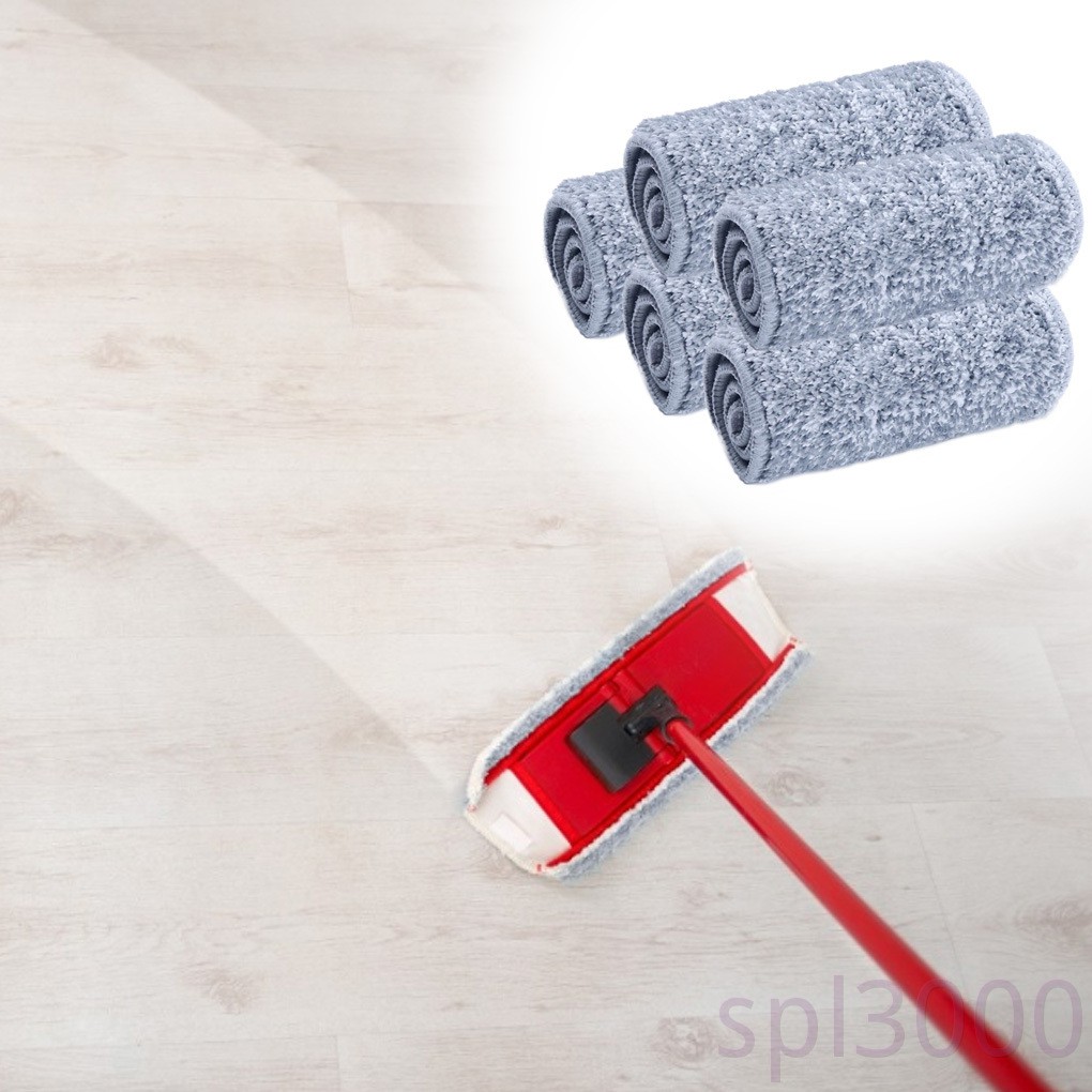Bộ 5 Miếng Vải Lau Bằng Sợi Thay Thế Cho Cây Lau Nhà