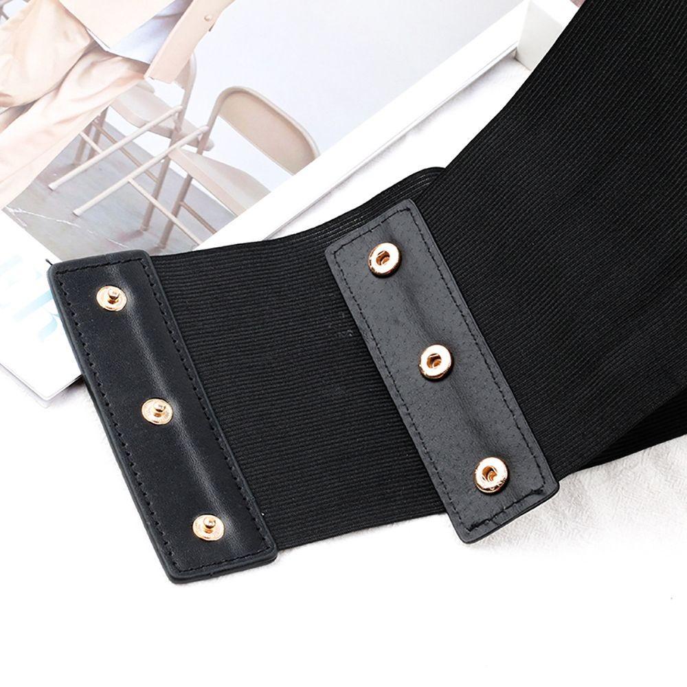 Đai Nịt Bụng Bản Rộng Co Giãn Đính Đinh Tán Đơn Giản Dễ Phối Đồ Cho Nữ