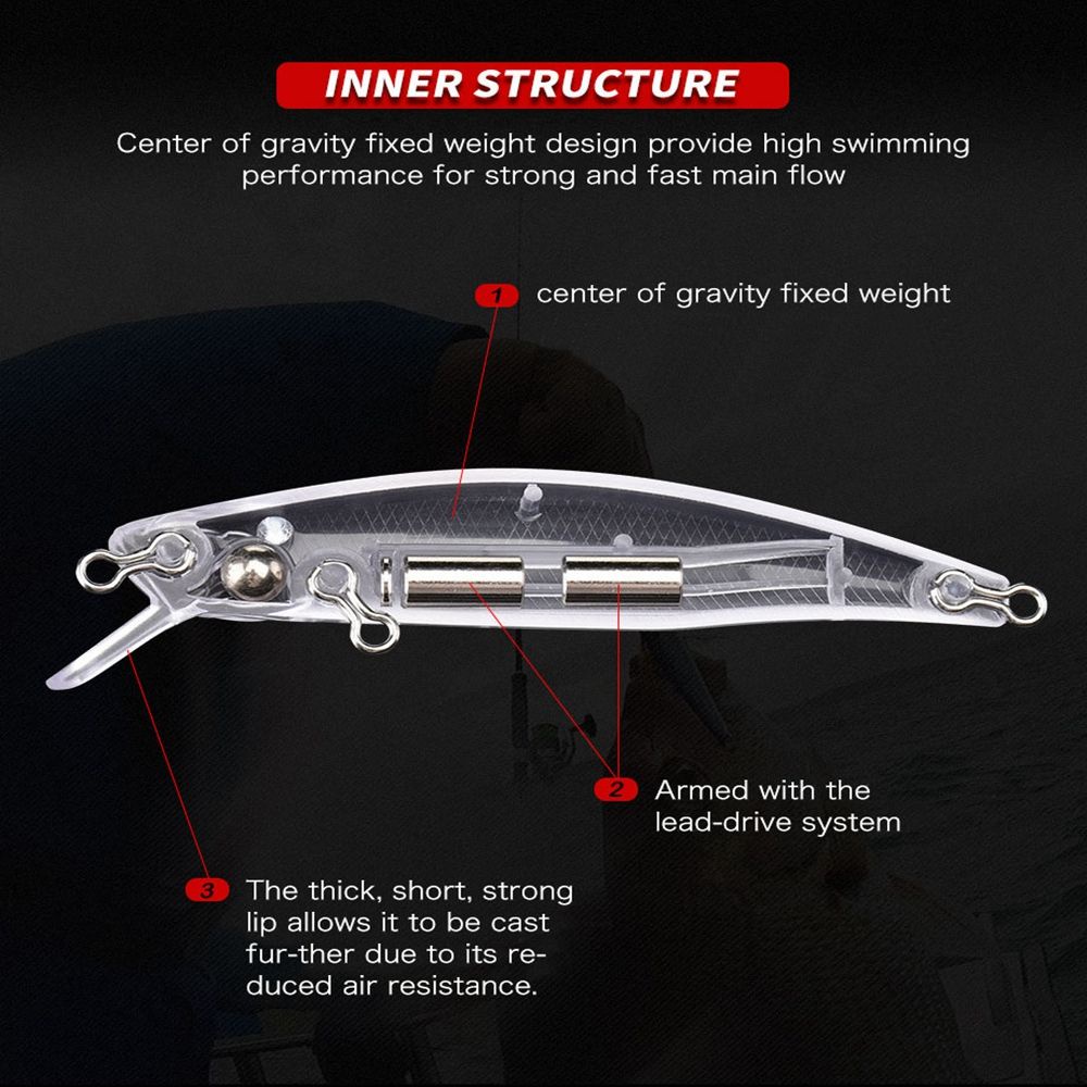 Mồi câu cá nhân tạo 75mm 11g nhiều màu sắc