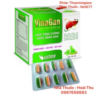 Viên Bổ Gan VinaGan - Giúp thanh nhiệt, giải độc gan, men gan cao [ Chính Hãng ]