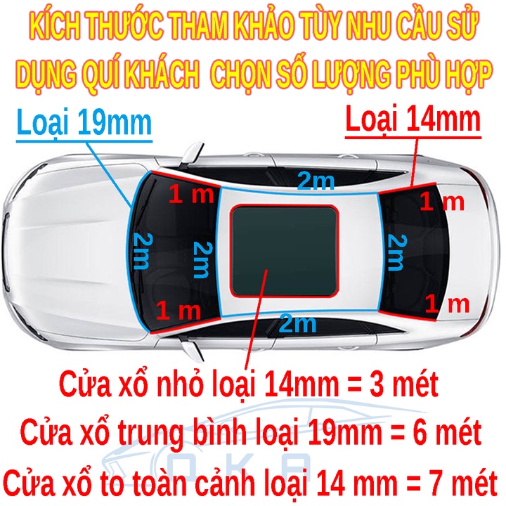 Gioăng Cao Su Chữ B, D, T, Z, P Chống Ồn Ô Tô Dán Cửa Xe Chống Bụi.