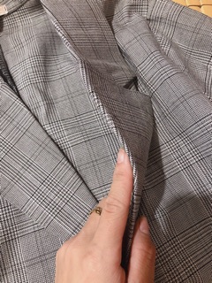 Khoaca vest dạ kẻ
