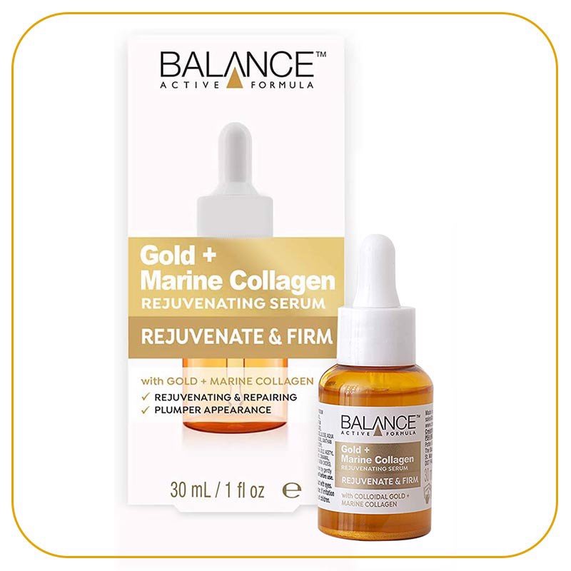 Serum Trẻ Hóa, Tái Tạo Da Balance Active Formula Gold Collagen Rejuvenating 30ml