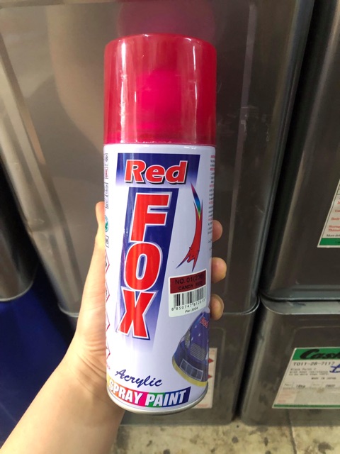 Sơn xịt RedFox  bảo vệ bề mặt kim loại, gỗ, nhựa