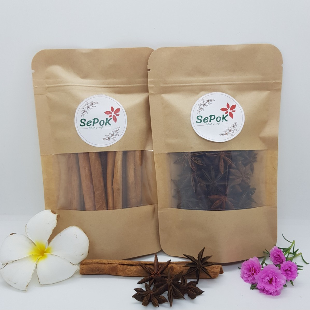 Combo Hoa Hồi + Quế Thanh Sấy Khô Mỗi Loại 100g SePok