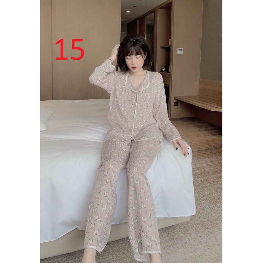 Bộ đồ ngủ lụa dài tay | BigBuy360 - bigbuy360.vn