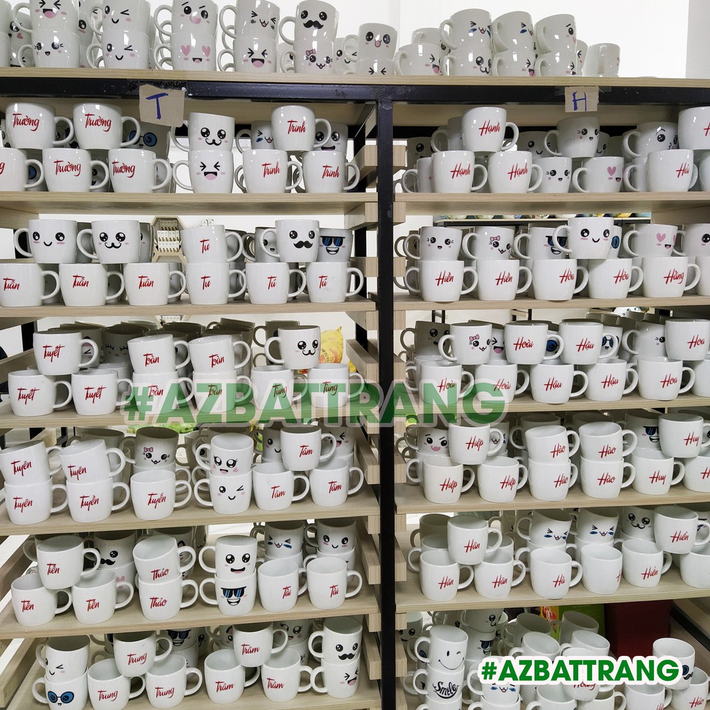 Ly cốc sứ IN TÊN Gốm Bát Tràng | BigBuy360 - bigbuy360.vn