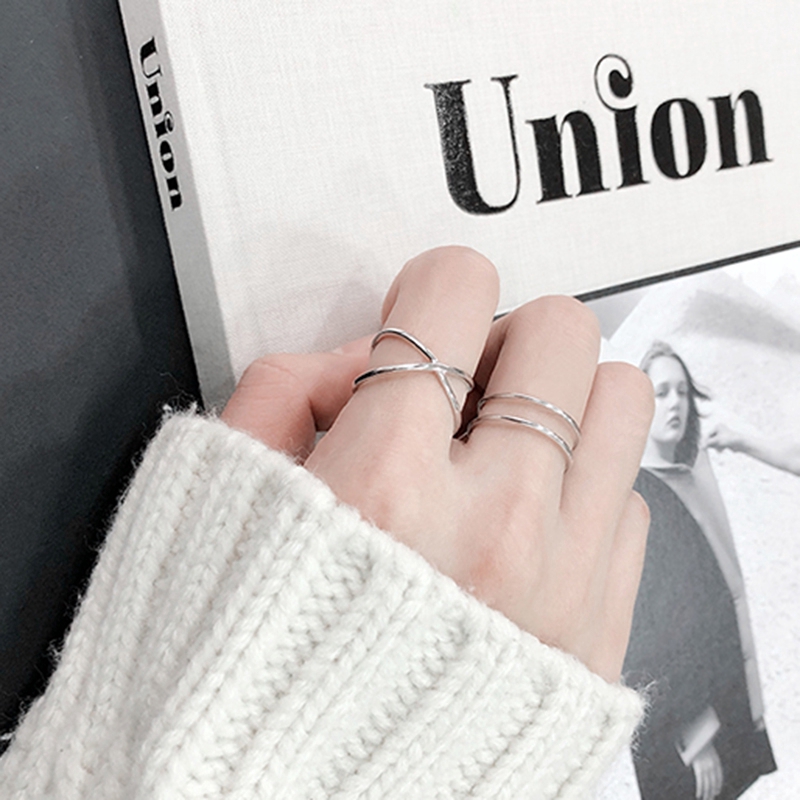Nhẫn đeo ngón tay kim loại đính đá nhân tạo phong cách vintage thời trang cho nữ