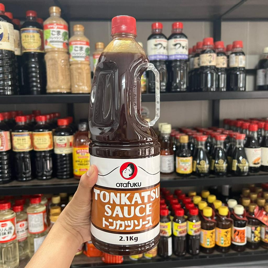 Nước sốt Tonkatsu mặn ngọt, chua nhẹ Otafuku chai lớn 2.1KG | Chấm đồ chiên ngon