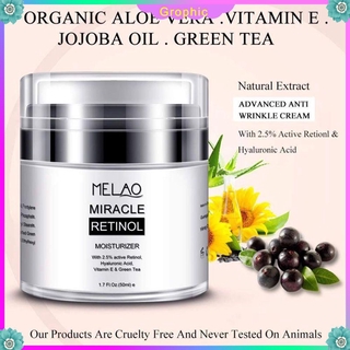 (Hàng Mới Về) Kem Retinol Hyaluronic Acid 2.5% Dưỡng Ẩm Chống Lão Hóa Giảm Nếp Nhăn