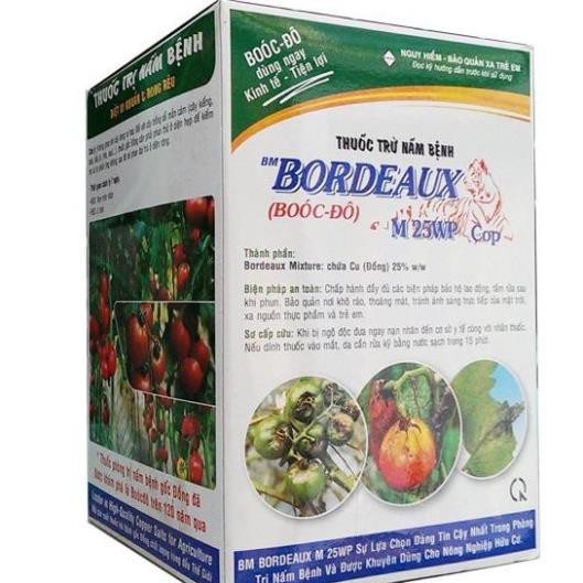 Bordeaux M 25WP gói 25gr - Thuốc Booc Đô trừ nấm bệnh diệt vi khuẩn và rong rêu