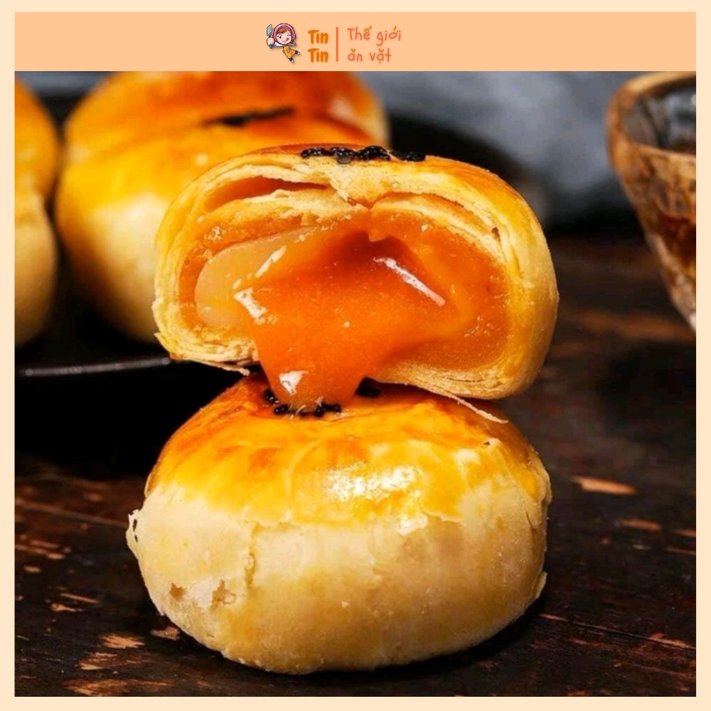 Bánh trứng chảy ngàn lớp date mới Ăn vặt TinTin