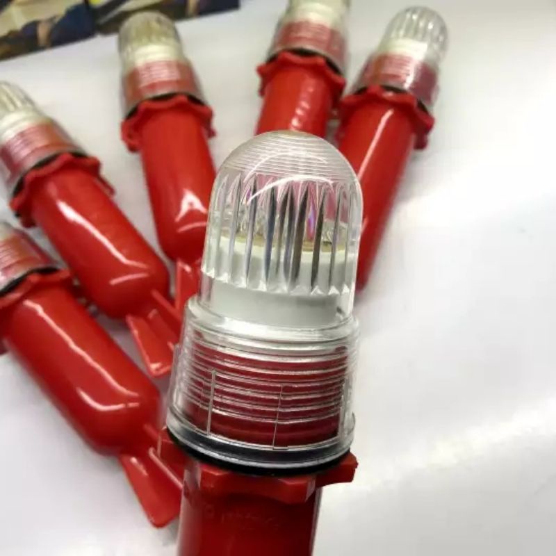 Đèn Chớp Báo Hiệu Trên Biển Chớp Trắng, Đèn Xoay Cảnh Báo (Sử Dụng 2 Viên Pin Đại)