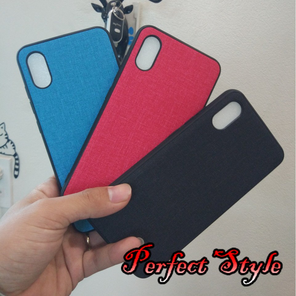 Ốp lưng Redmi 9a / redmi 9c họa tiết vải Jean Hươu cao cấp