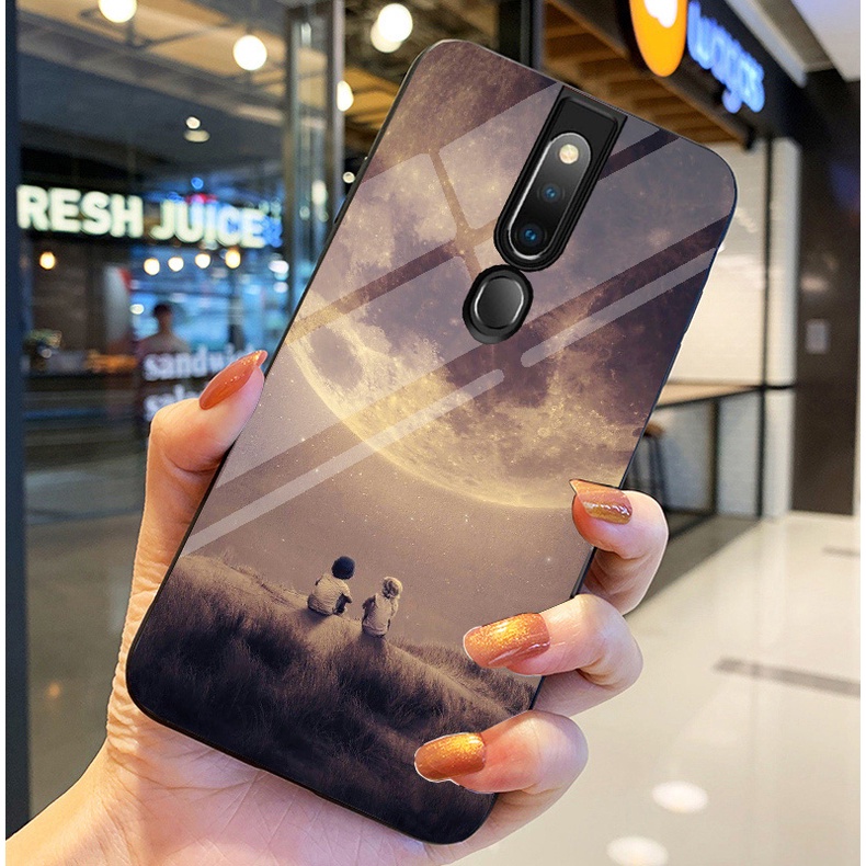 Ốp Lưng OPPO F11, F11 PRO Ốp kính bóng cao cấp Phi Hành Gia