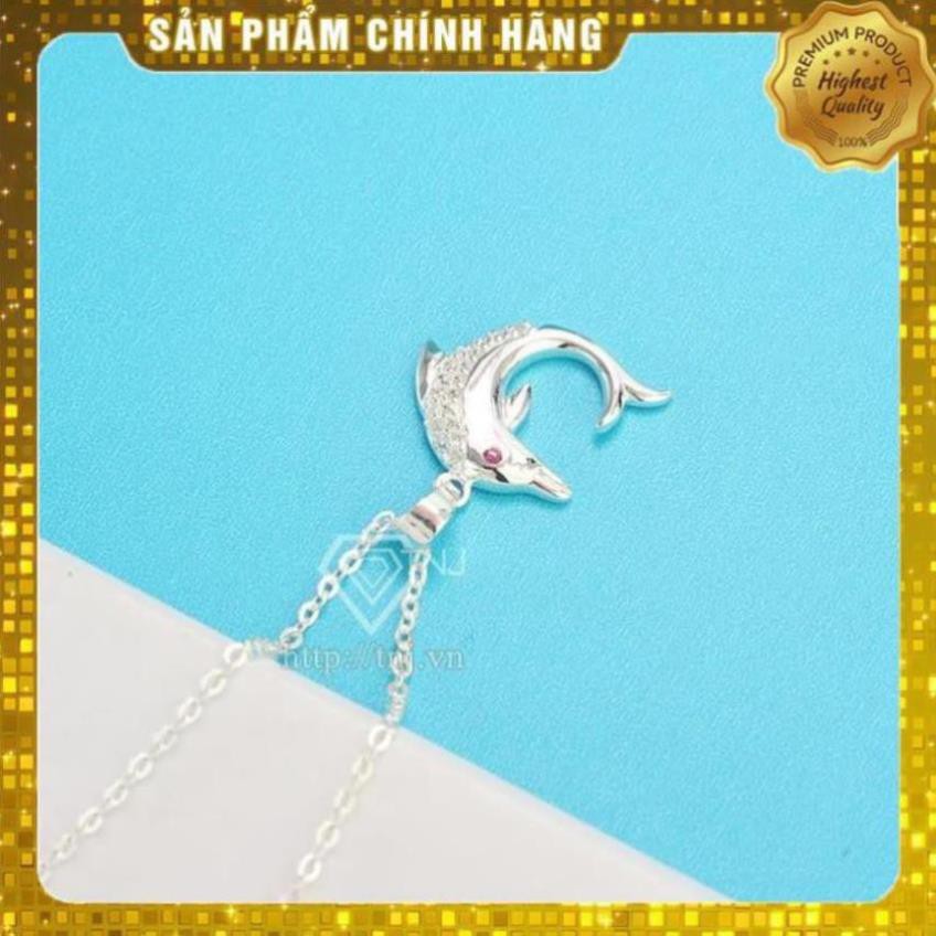 [💝Không Đẹp Hoàn Tiền] Dây chuyền bạc nữ, vòng cổ bạc nữ đẹp giá rẻ mặt cá heo