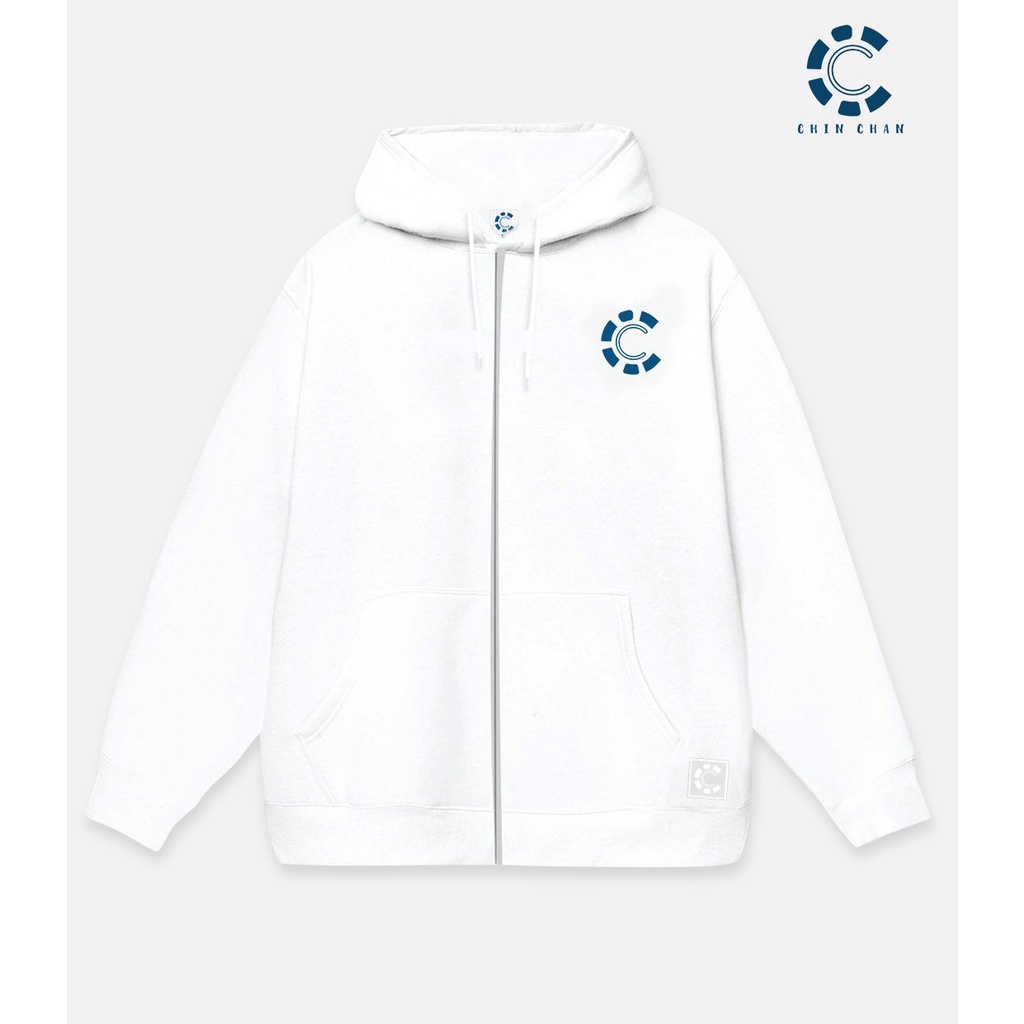 Áo Hoodie Zip Local Brand Unisex Chinchan Basic Kéo Khóa C01
