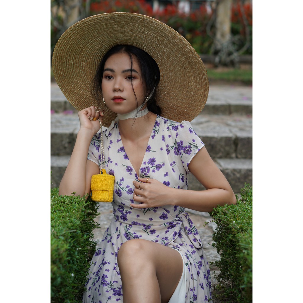 Váy hoa tím 5M Dress | BigBuy360 - bigbuy360.vn