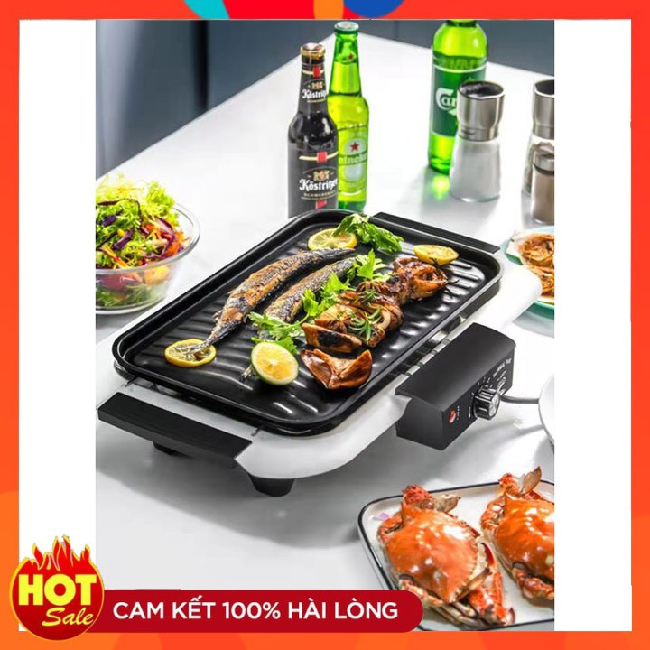 Bếp Nướng Điện Không Khói BY-1909 ❤️RẺ VÔ ĐỊCH❤️ Công Suất 2000W BBQ Grill Phù Hợp Cho Cả Gia Đình