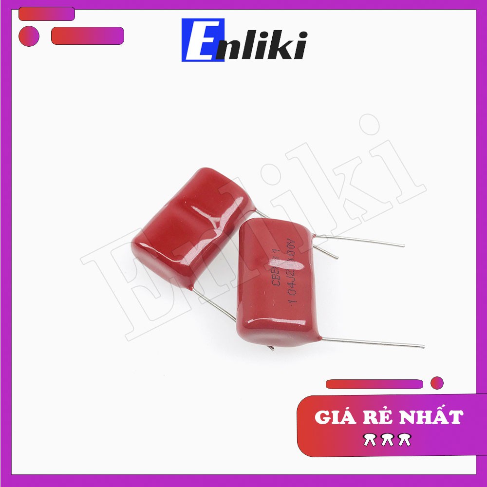 [Mã ELHACE giảm 4% đơn 300K] Tụ 0.1uF CBB 104J 2000V 31mm