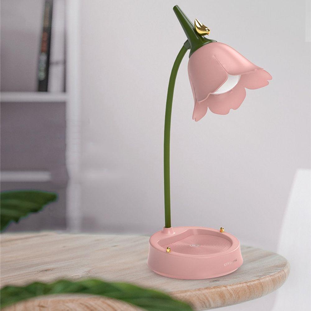 YIYU Đèn LED Để Bàn Ba Màu Thông Minh Đa Chức Năng Có Thể Sạc Lại Bằng Cổng USB