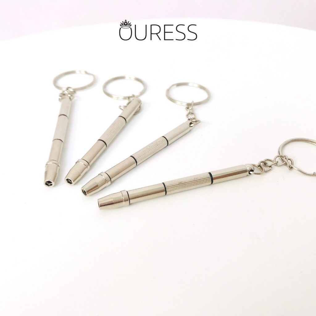 Tua vít mini sửa gọng kính tại nhà dạng móc chìa khoá thương hiệu: Ouress