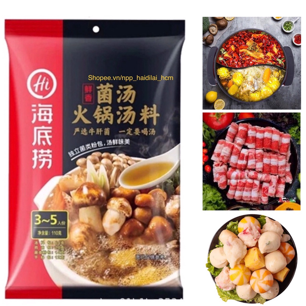 Lẩu Haidilao 18 vị tiện dụng