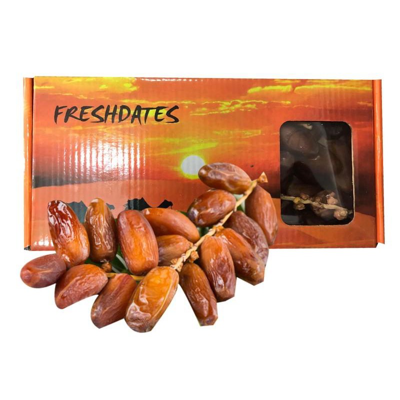 Quả Chà Là Nguyên Cành Không tẩm Đường 500gr mềm ngọt Freshdates