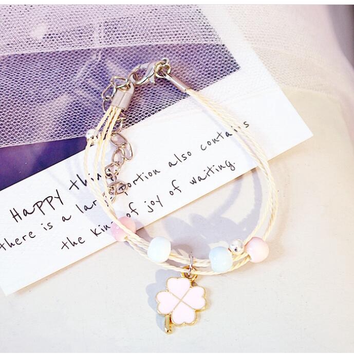 Vòng tay thiết kế đơn giản xinh xắn dễ thương cho nữ