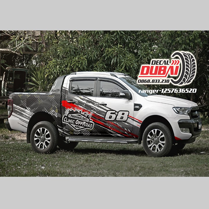 Tem dán sườn xe ford ranger