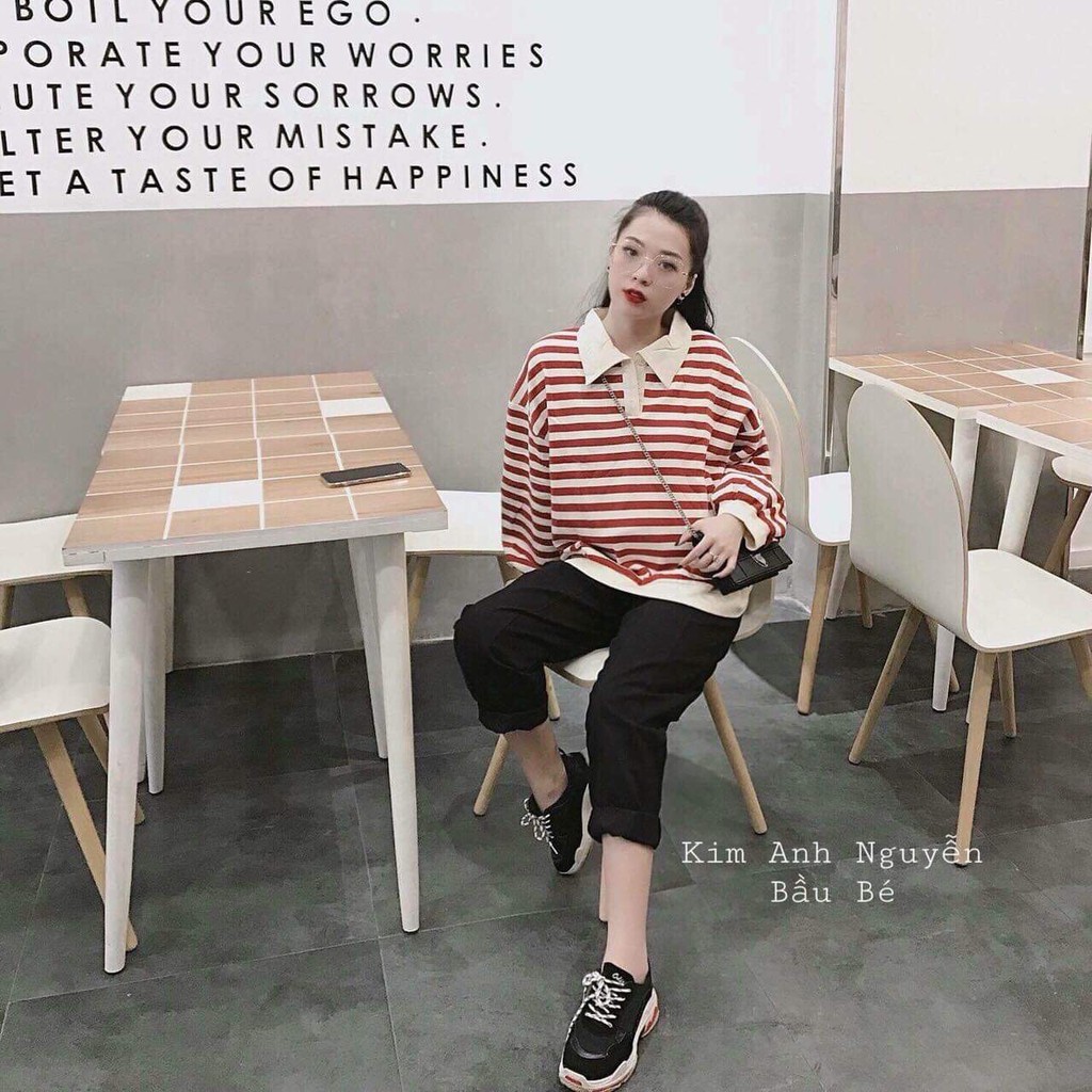 Quần baggy kaki thô mặc 2 kiểu HARIQUEEN