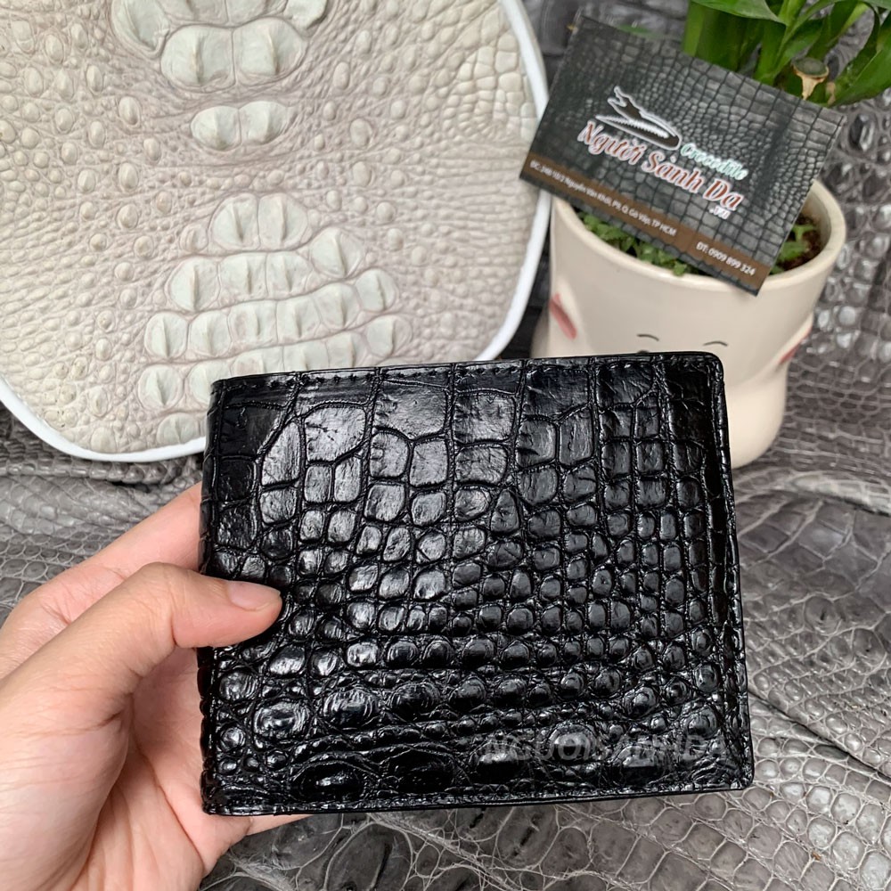 Ví  da bụng 2 mặt cá sấu cao cấp - Hàng tận xưởng , bảo hành 24 tháng