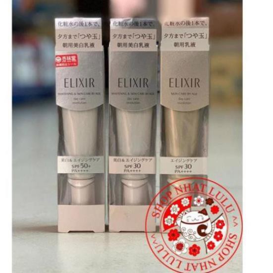 Kem dưỡng ngày chống nắng Shiseido Elixir White Day Care Revolution SPF 30/50 PA +++ 35ml