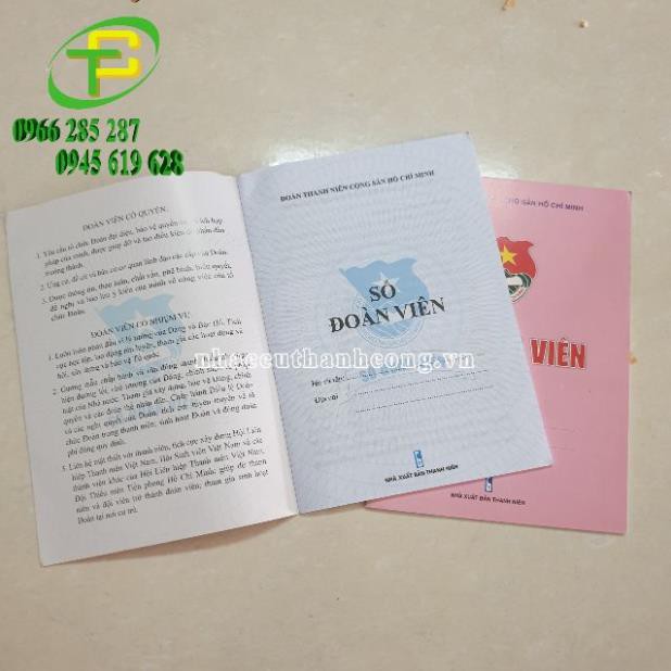 Sổ đoàn viên màu hồng | Thiết bị Đoàn Đội