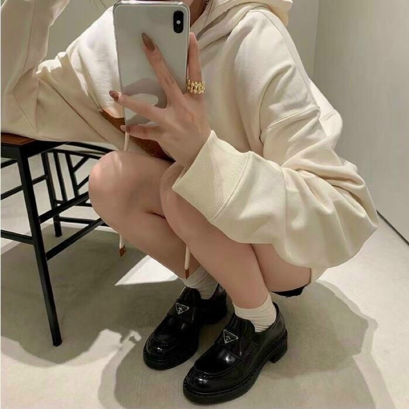 Giày Moka QUẢNG CHÂU CAO CẤP Prada da bóng