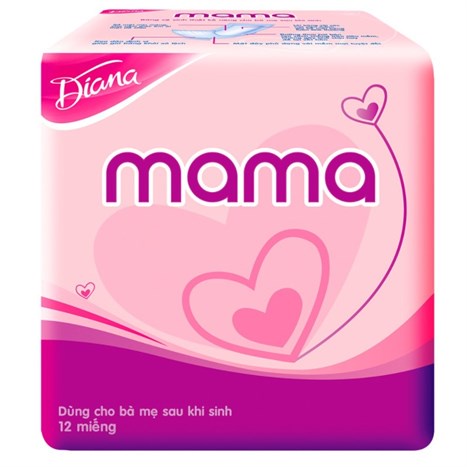 Băng vệ sinh Diana Mama không cánh 12 miếng