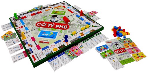 Cờ Tỷ Phú Cỡ Lớn - 42x42 cm- Đồ Chơi Cờ An Toàn